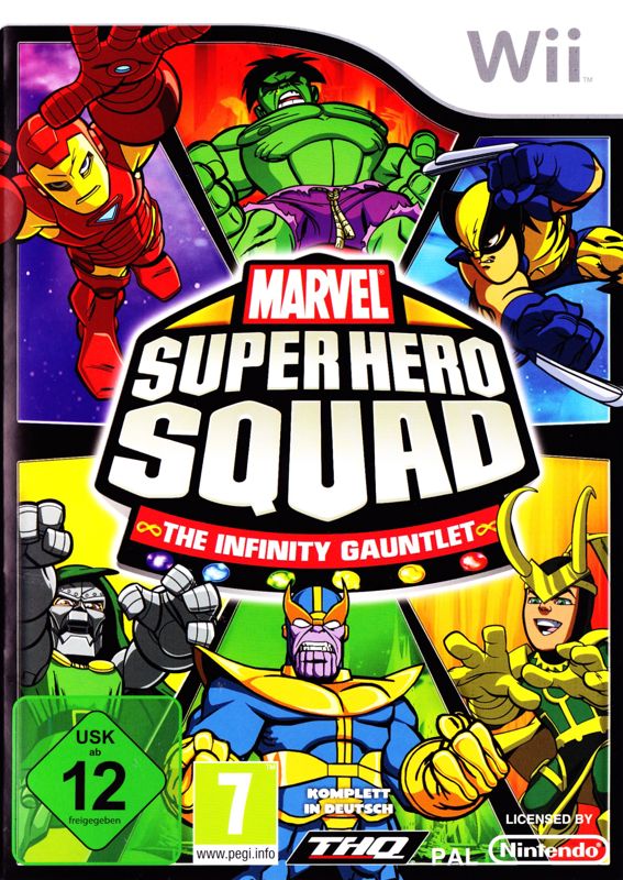 Marvel Super Hero Squad: The Infinity Gauntlet box art for Playstation 3